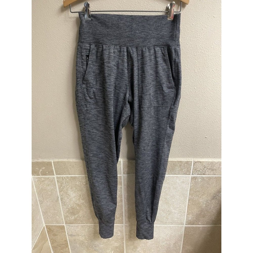 Athleta Women’s Venice Jogger Pants Size XS  Heather Gray Zippered Pockets